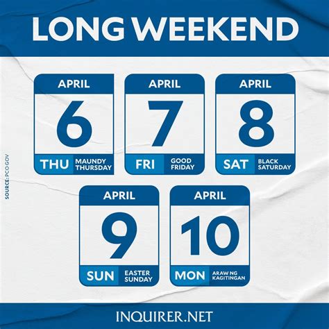 april 10 walang pasok|Holy Week break pinahaba ng Palasyo, Abril 10 .
